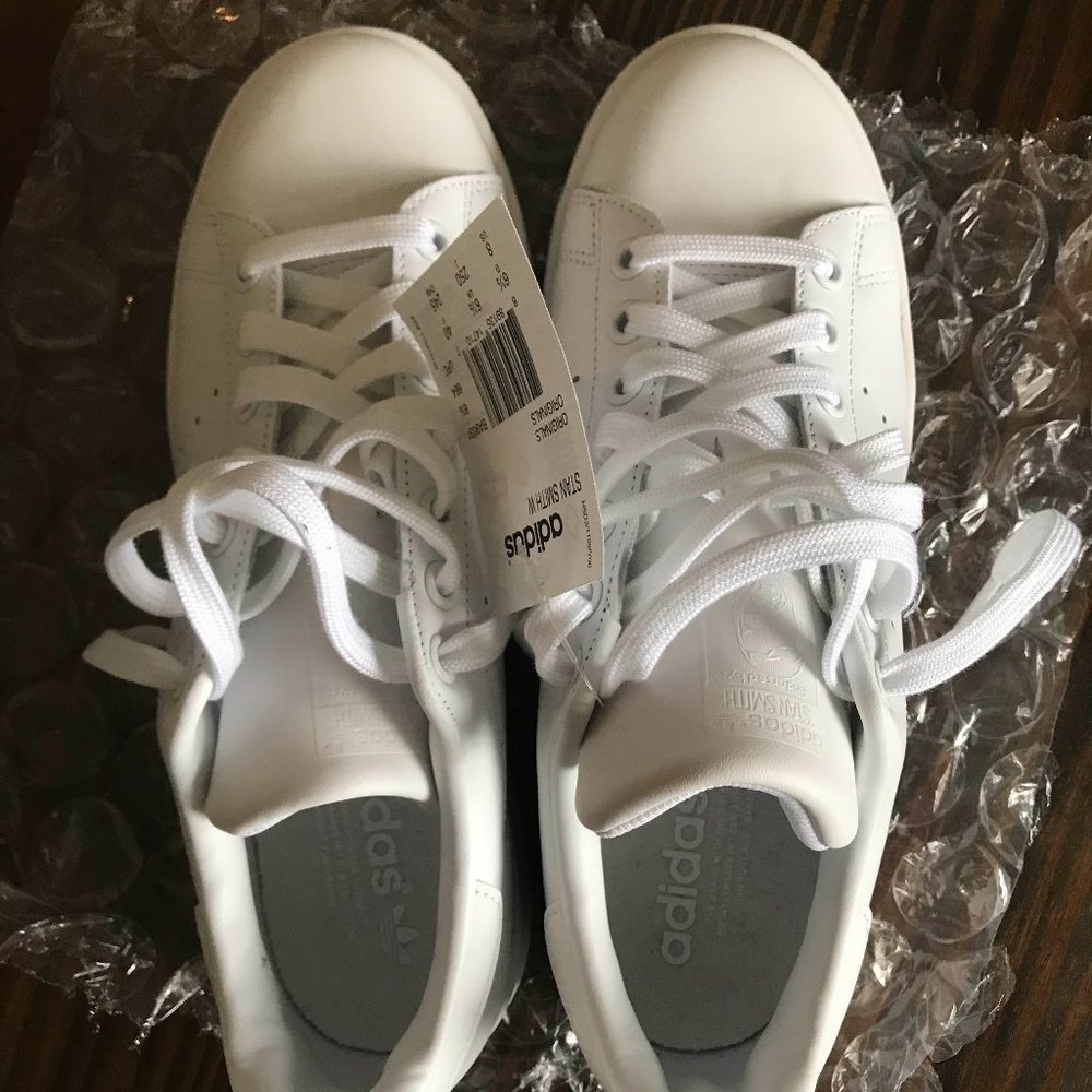 adidas White Women's Sneakers - Picture 3 of 10